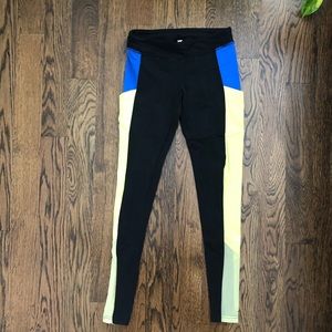 Alo Yoga Color Block Leggings - Size Small